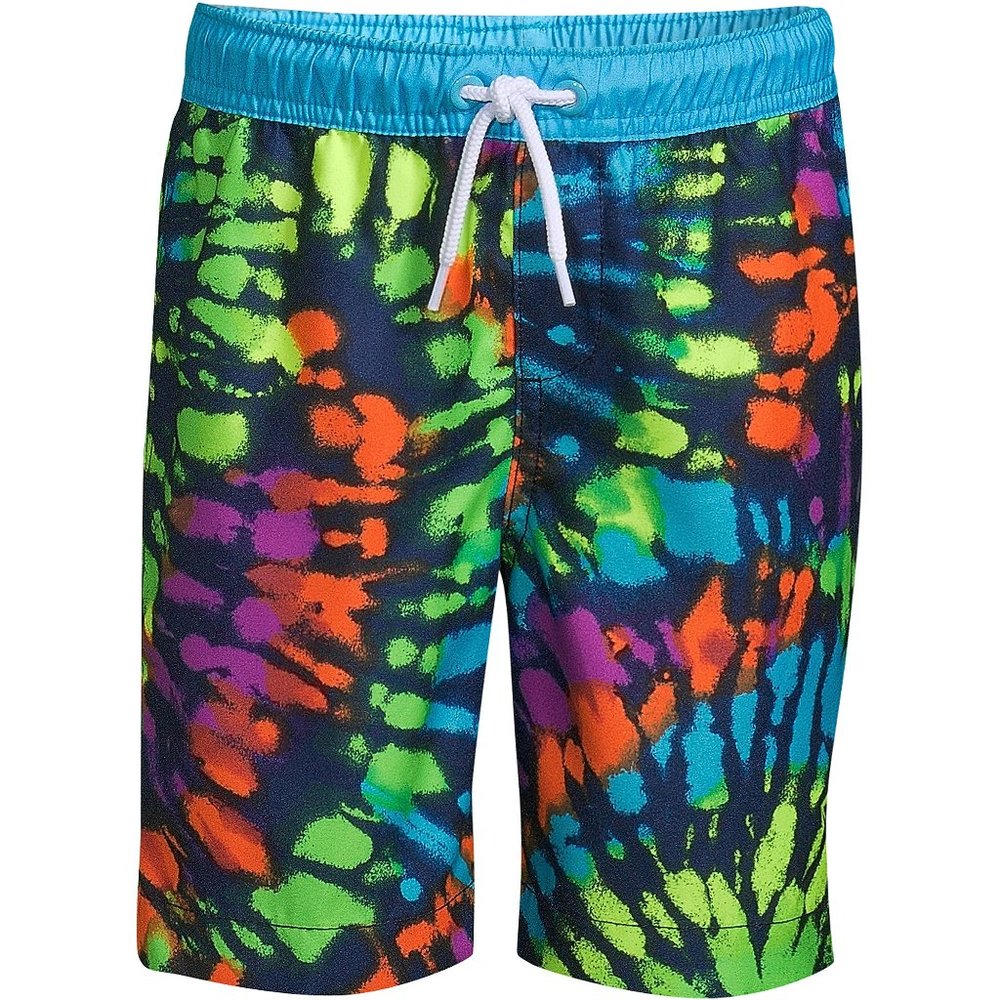 COPY - Lands' End Boys Printed Volley Swim Trunks